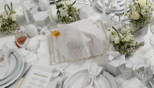 Honoring Tradition in Challenging Times with Our White Table that Symbolizes Renewal, Intention and Purpose